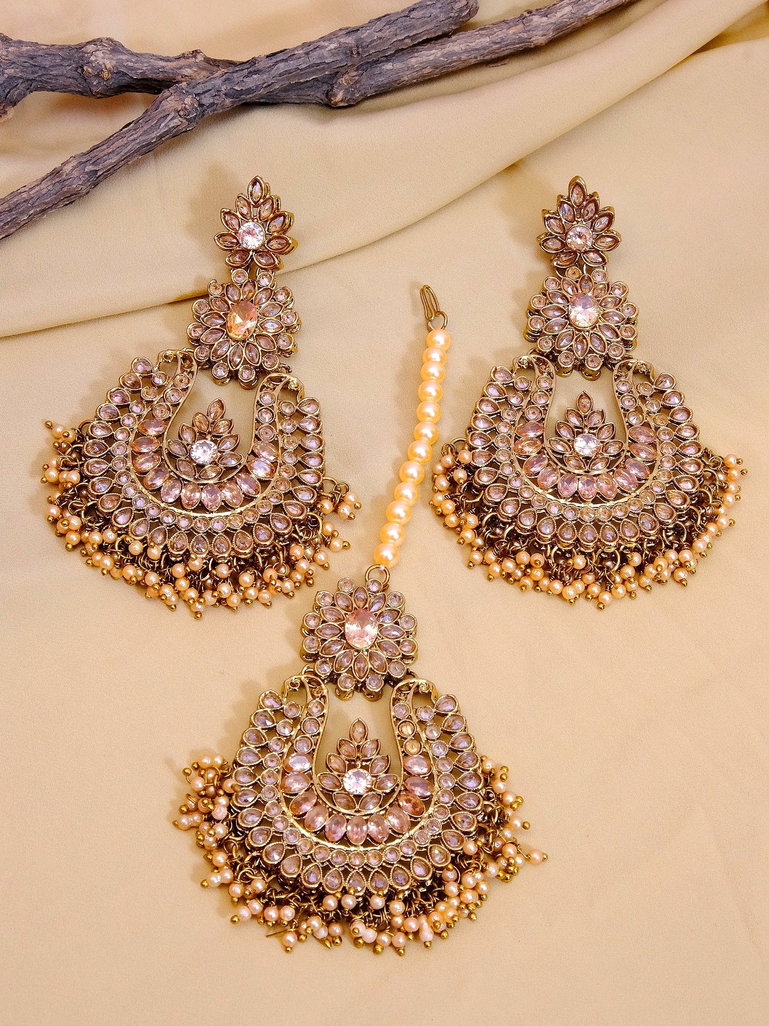 Pasta Obsessed Earring Set, Yellow Gold Plated - Delicacies